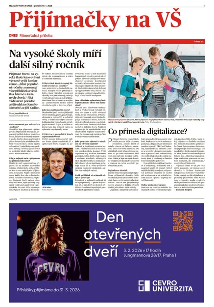 MF DNES extra - 19.01.2026