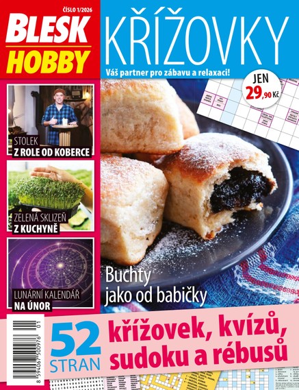 Blesk Hobby KŘÍŽOVKY - 01/2026