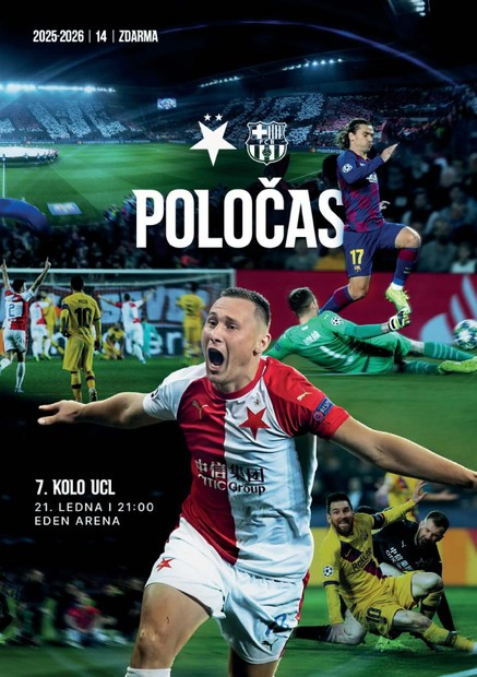 Poločas 2025/26 č.14 Slavia - Barcelona