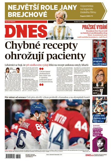 MF DNES - 19.02.2026