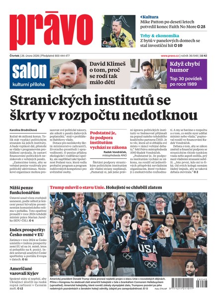 Deník Právo - 26.2.2026