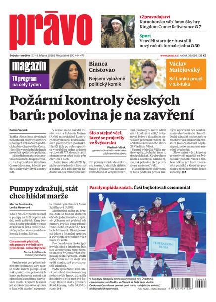 Deník Právo - 7.3.2026