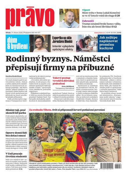 Deník Právo - 11.3.2026