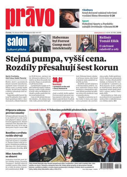 Deník Právo - 19.3.2026