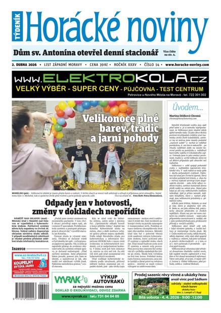 Horácké noviny 14/2026