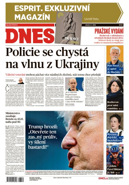 MF DNES - 08.04.2026