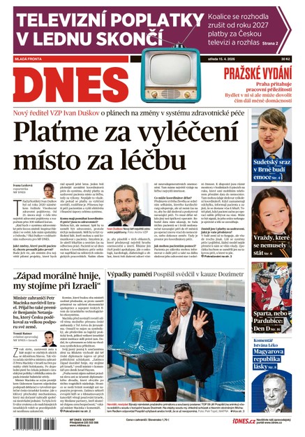 MF DNES - 15.04.2026