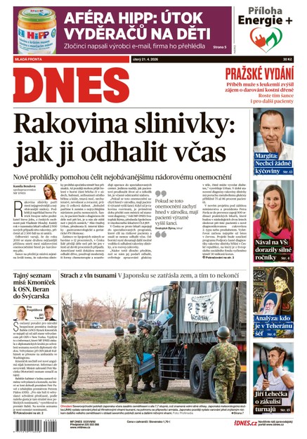 MF DNES - 21.04.2026