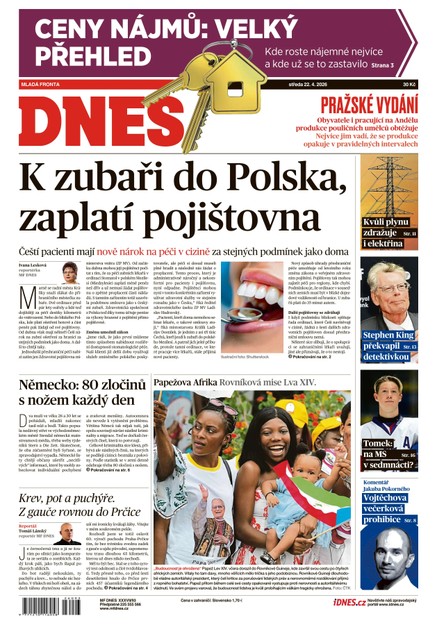 MF DNES - 22.04.2026