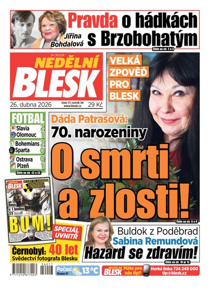 NEDĚLNÍ BLESK - 26.04.2026