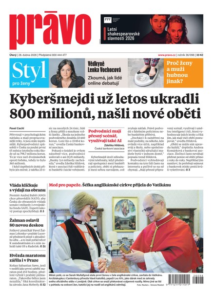 Deník Právo - 28.4.2026