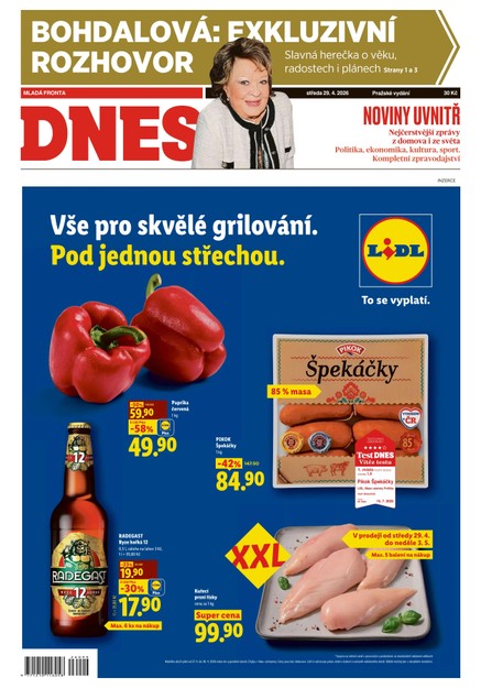 MF DNES - 29.04.2026