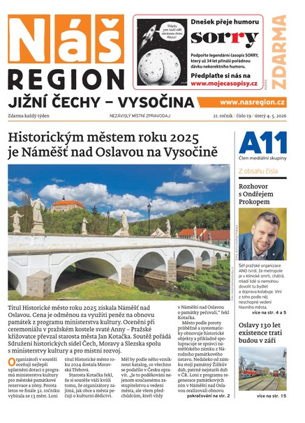 Náš Region - Jižní Čechy 19/2026