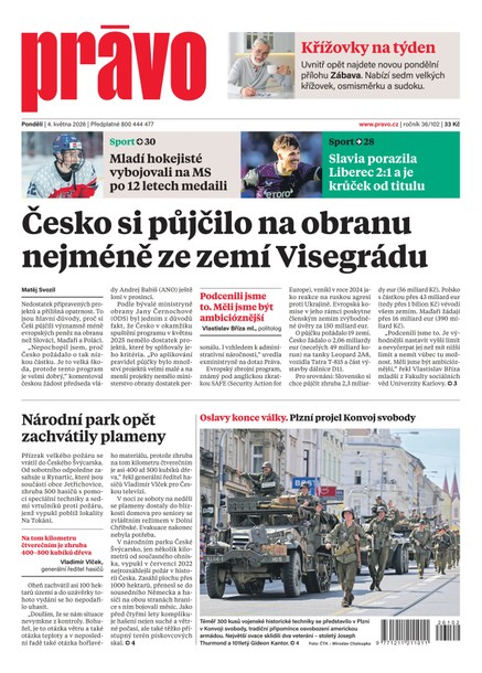 Deník Právo - 4.5.2026