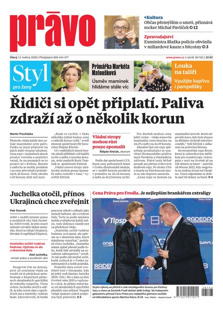 Deník Právo - 5.5.2026
