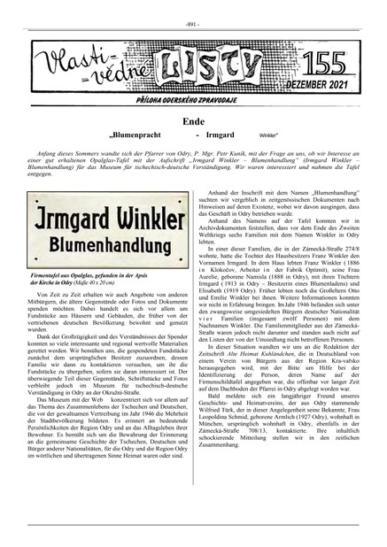 Ende Blumenpracht - Irmgard Winkler
