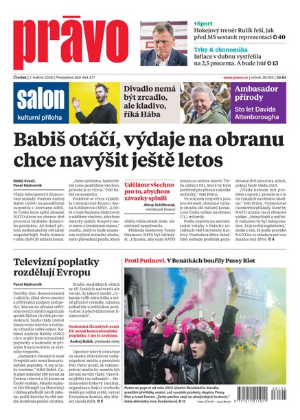 Deník Právo - 7.5.2026