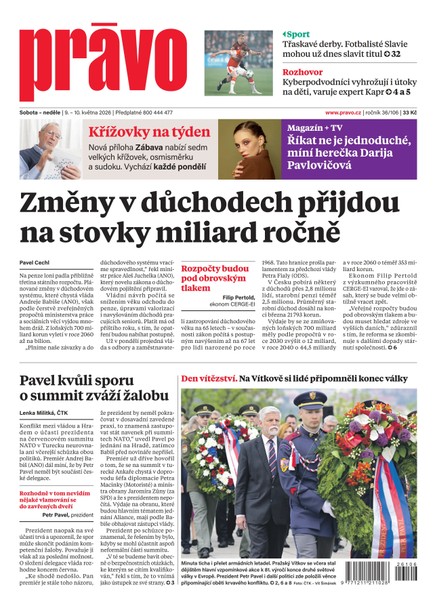 Deník Právo - 9.5.2026