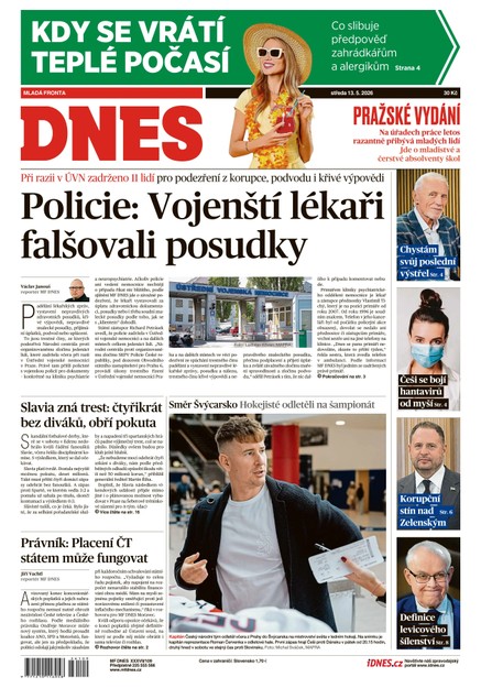 MF DNES - 13.05.2026