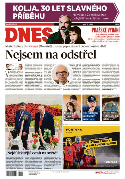MF DNES - 15.05.2026