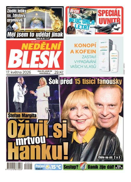 NEDĚLNÍ BLESK - 17.05.2026