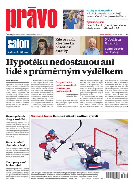 Deník Právo - 21.5.2026