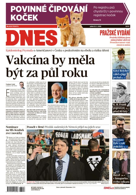 MF DNES - 22.05.2026