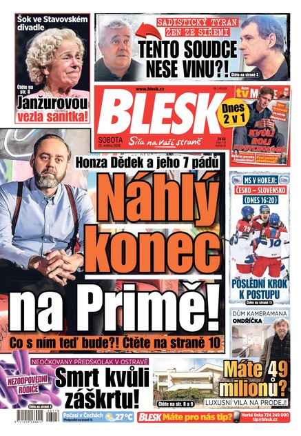 Blesk - 23.05.2026