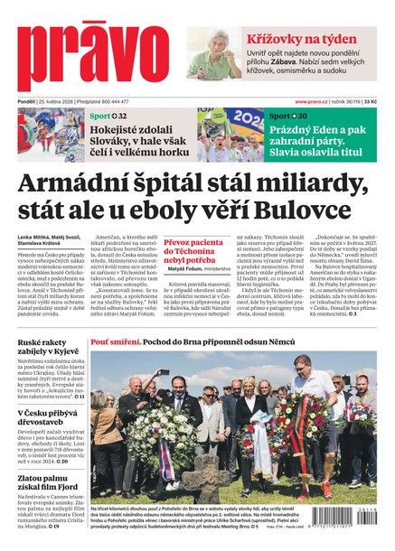 Deník Právo - 25.5.2026