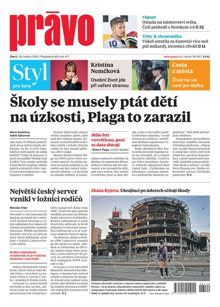 Deník Právo - 26.5.2026