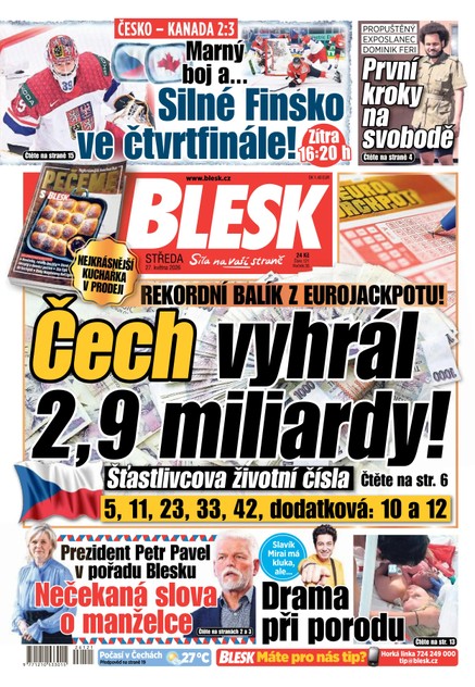 Blesk - 27.05.2026