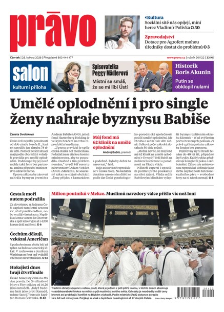 Deník Právo - 28.5.2026
