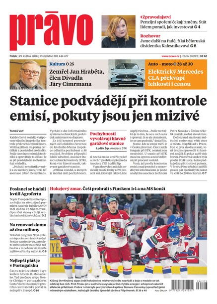 Deník Právo - 29.5.2026