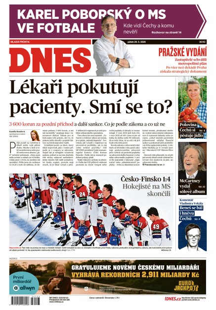 MF DNES - 29.05.2026