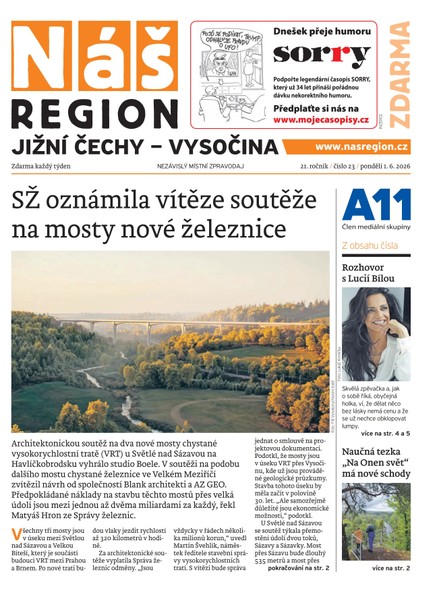 Náš Region - Jižní Čechy 23/2026