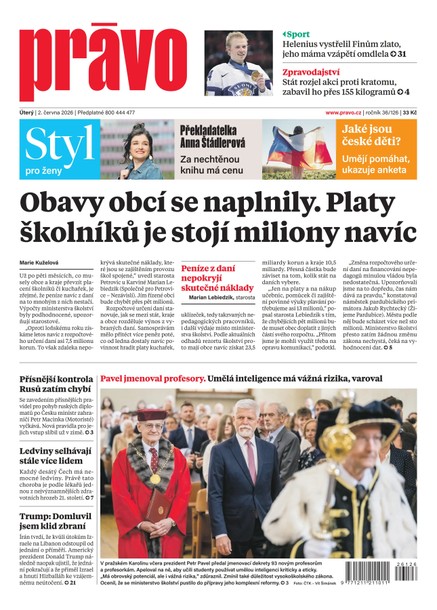 Deník Právo - 2.6.2026