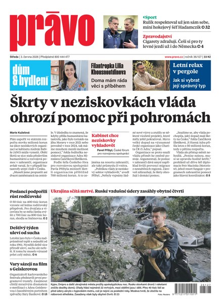 Deník Právo - 3.6.2026