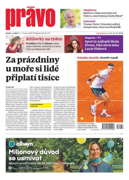 Deník Právo - 6.6.2026