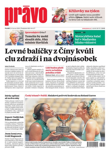 Deník Právo - 8.6.2026