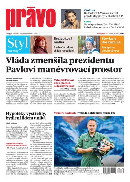 Deník Právo - 9.6.2026