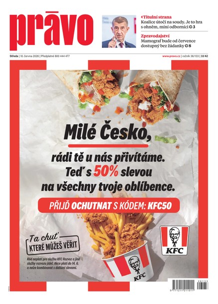 Deník Právo - 10.6.2026
