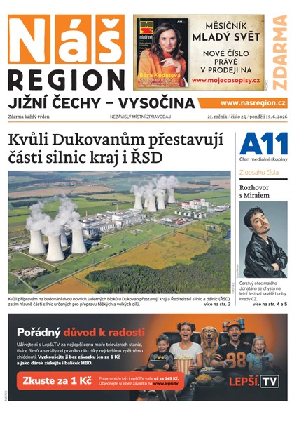 Náš Region - Jižní Čechy 25/2026