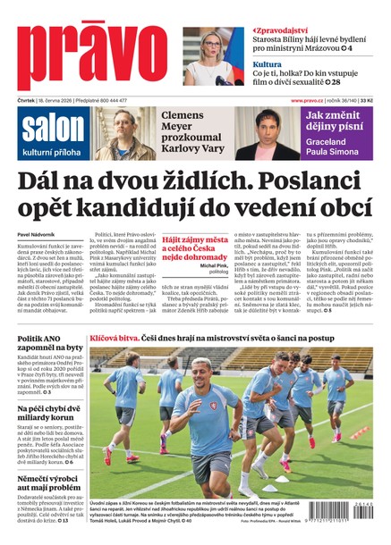 Deník Právo - 18.6.2026