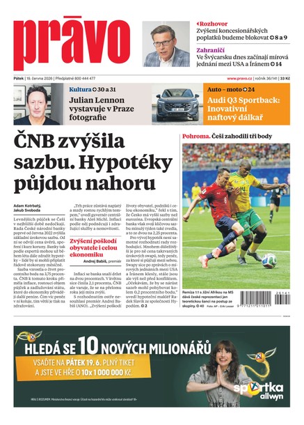 Deník Právo - 19.6.2026