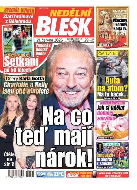 NEDĚLNÍ BLESK - 21.06.2026