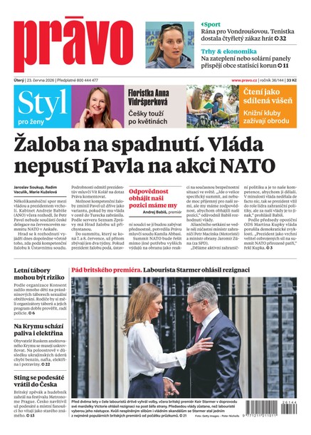 Deník Právo - 23.6.2026