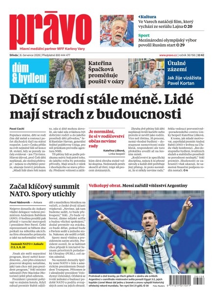 Deník Právo - 8.7.2026