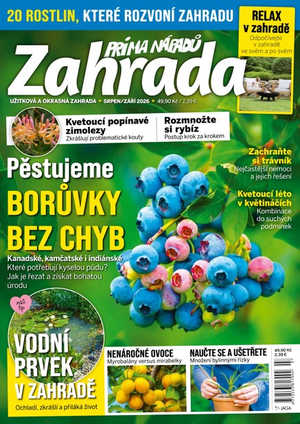 Zahrada prima nápadů 8-9/2026