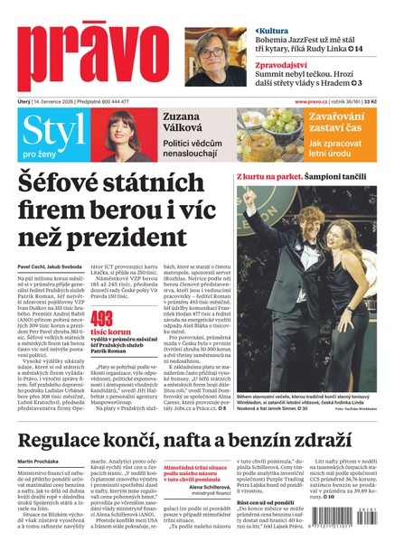 Deník Právo - 14.7.2026
