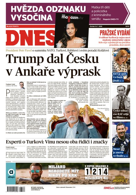 MF DNES - 16.07.2026